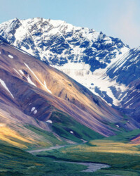 Hiking the Great Land of Alaska. United States Of America