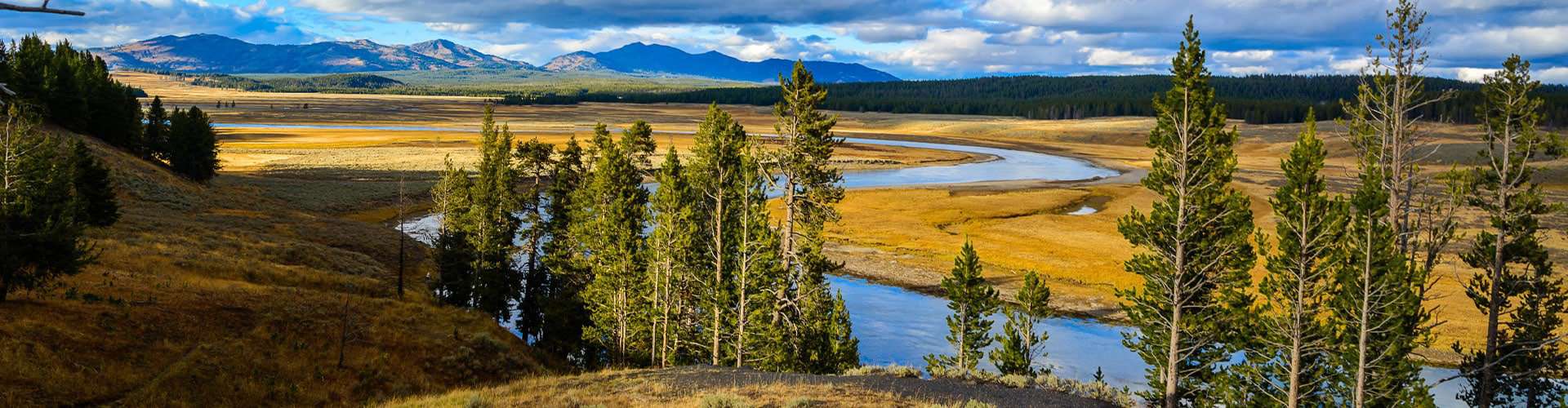 Hiking and Backpacking in Yellowstone. United States Of America