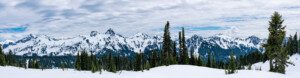 Winter Hiking and Snowshoeing in Olympic & Mt Rainier National Parks. United States Of America