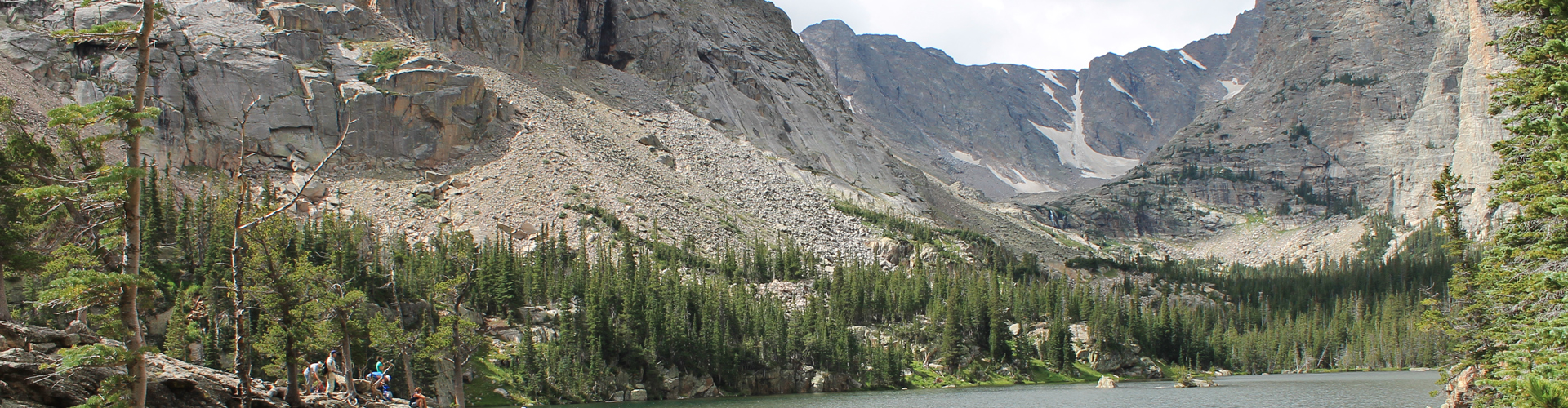 Hiking and Camping in Rocky Mountain National Park. United States Of America