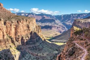 Hiking and Camping in Grand Canyon - South Rim. United States Of America