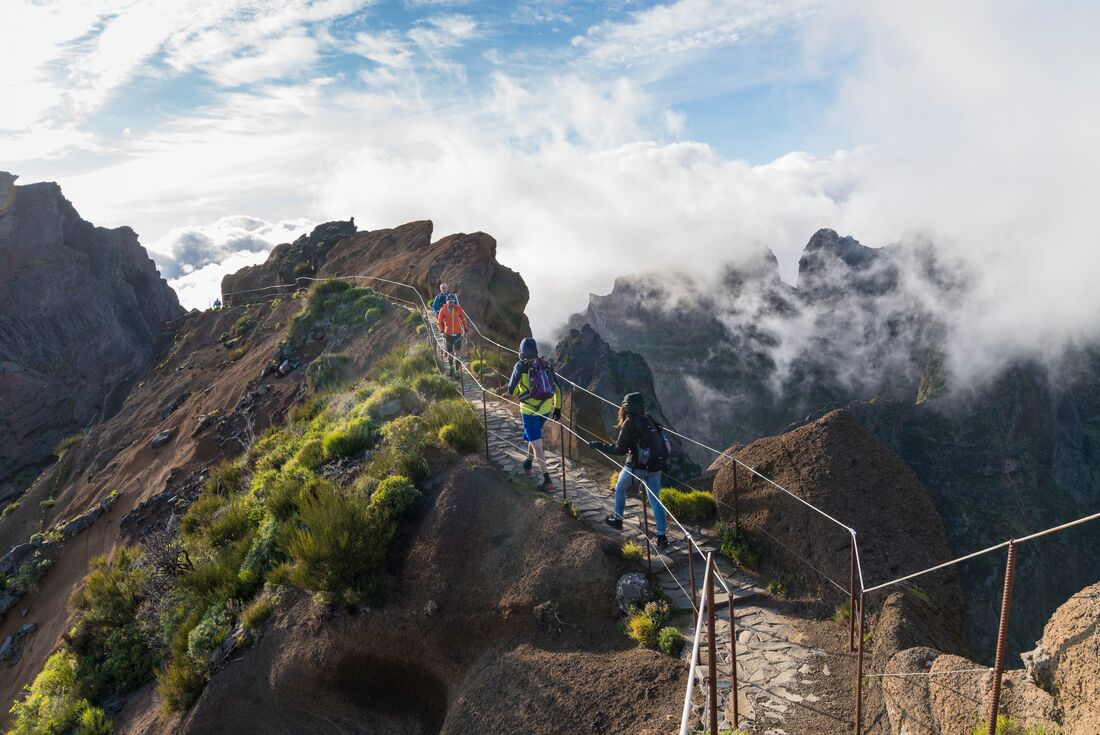 Hiking in Madeira. Portugal